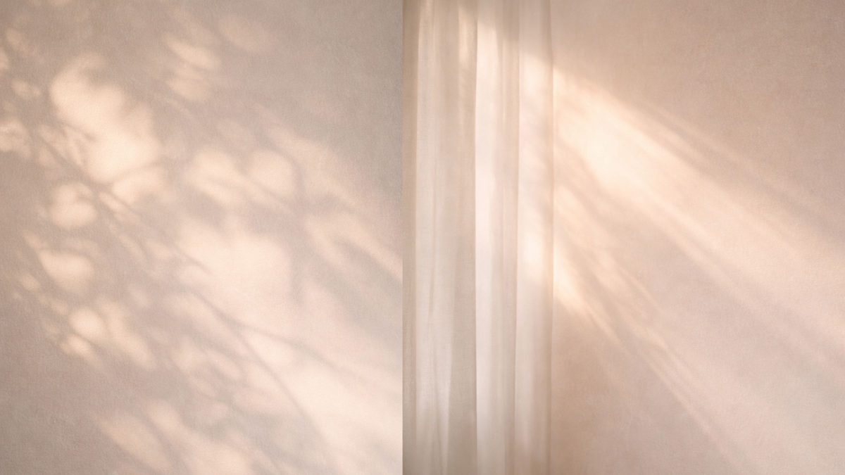 de grens van zacht licht en schaduw